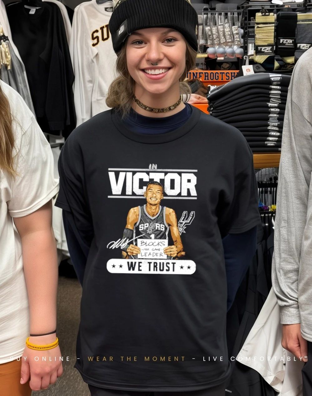 Victor Wembanyama San Antonio Spurs Blocks Leader Trust shirt