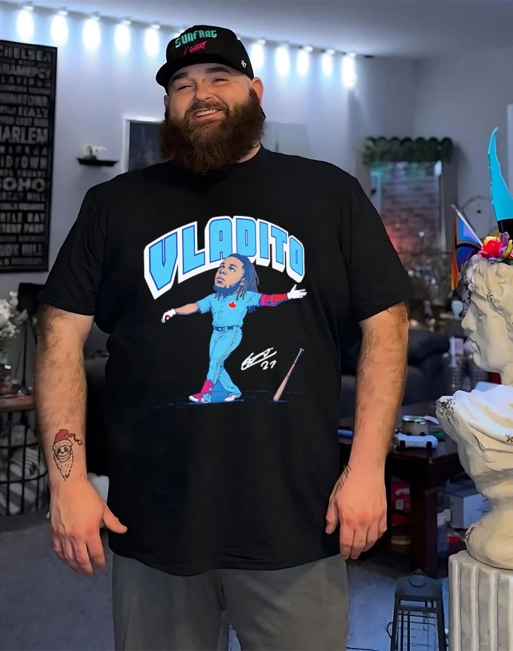 Vladimir Guerrero Jr Toronto Blue Jays Vladito signature caricature shirt