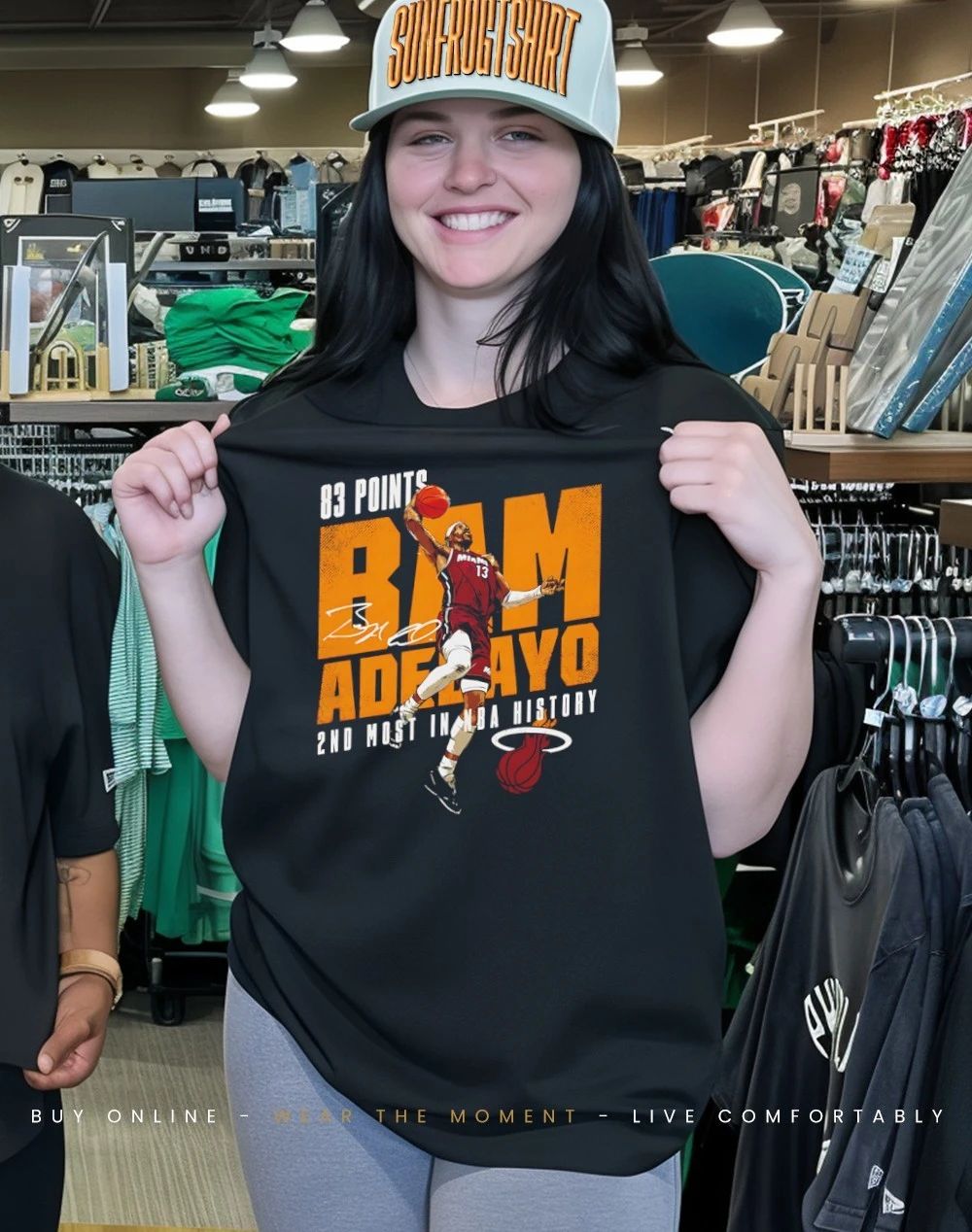 Bam Adebayo Miami Heat 83 Points 2nd Most In NBA History shirt