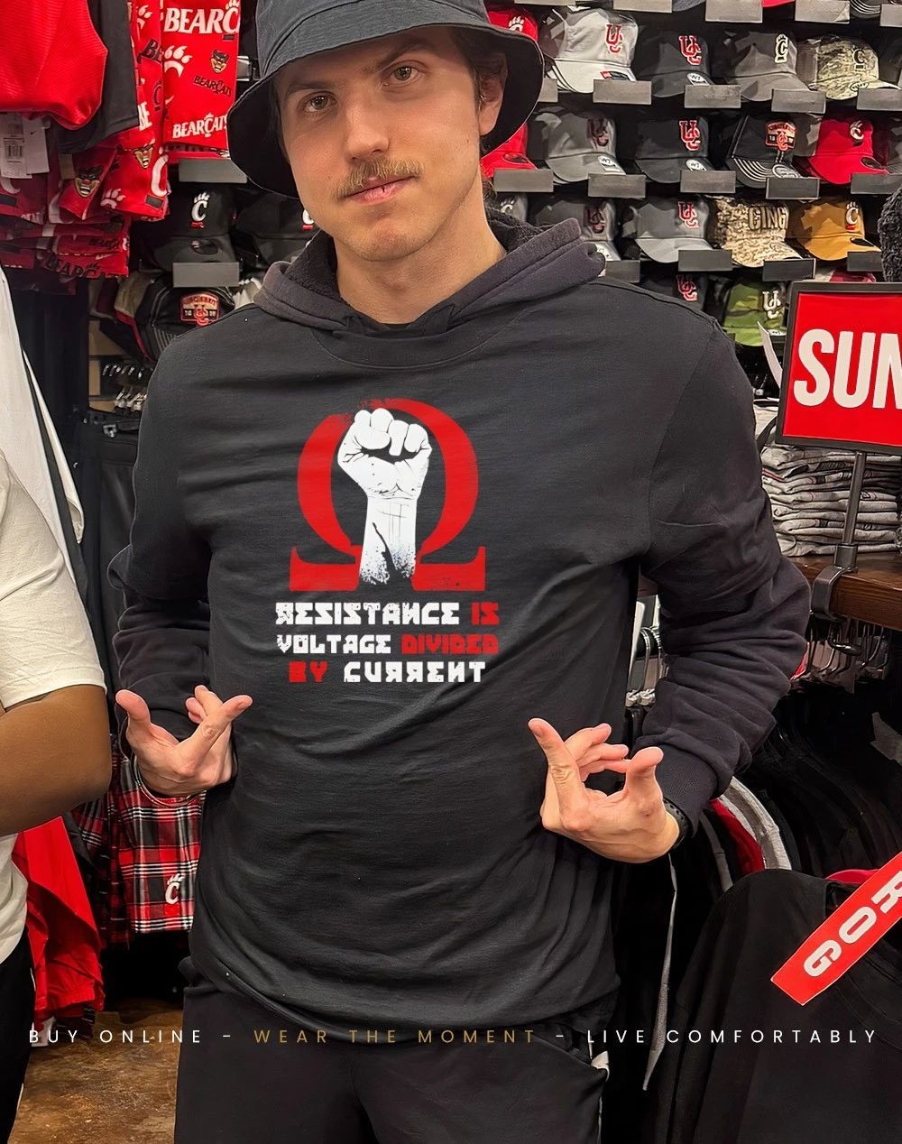Resistance is Voltage Divided by Current shirt