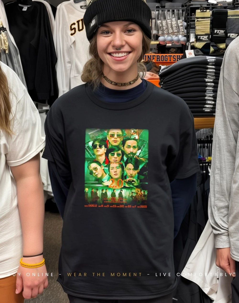 BTS 2.0 Arirang BTS Tour poster shirt