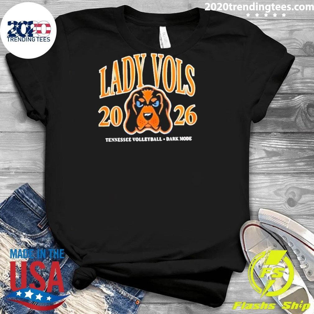 Lady Volunteers Volleyball Dark Mode 2026 Shirt
