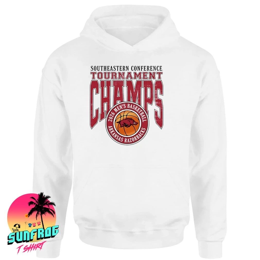 Arkansas Razorbacks Men’s Basketball 2026 SEC Tournament Champions shirt