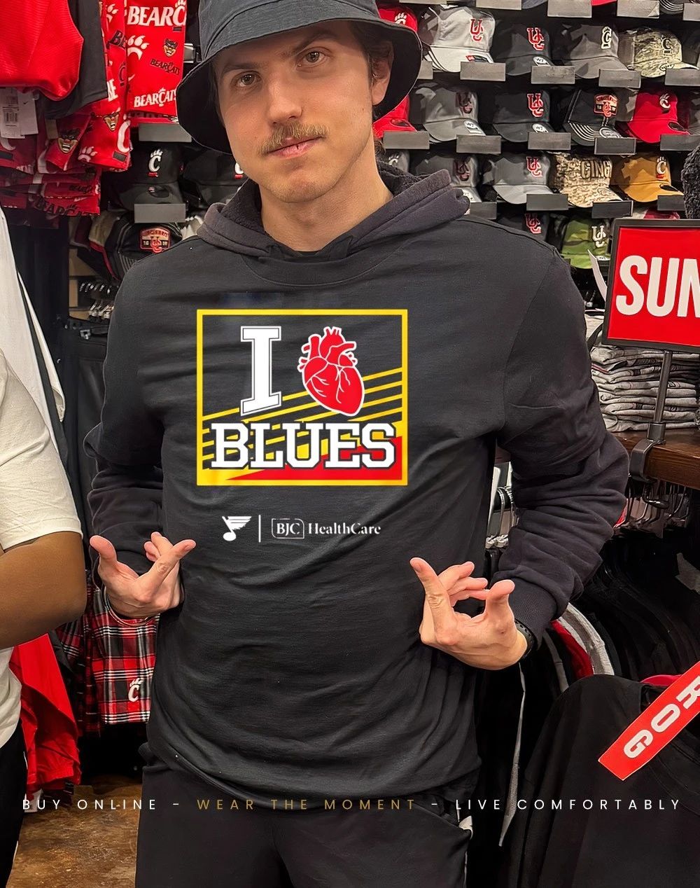 2025 Bjc Healthcare I Heart Blues Shirt