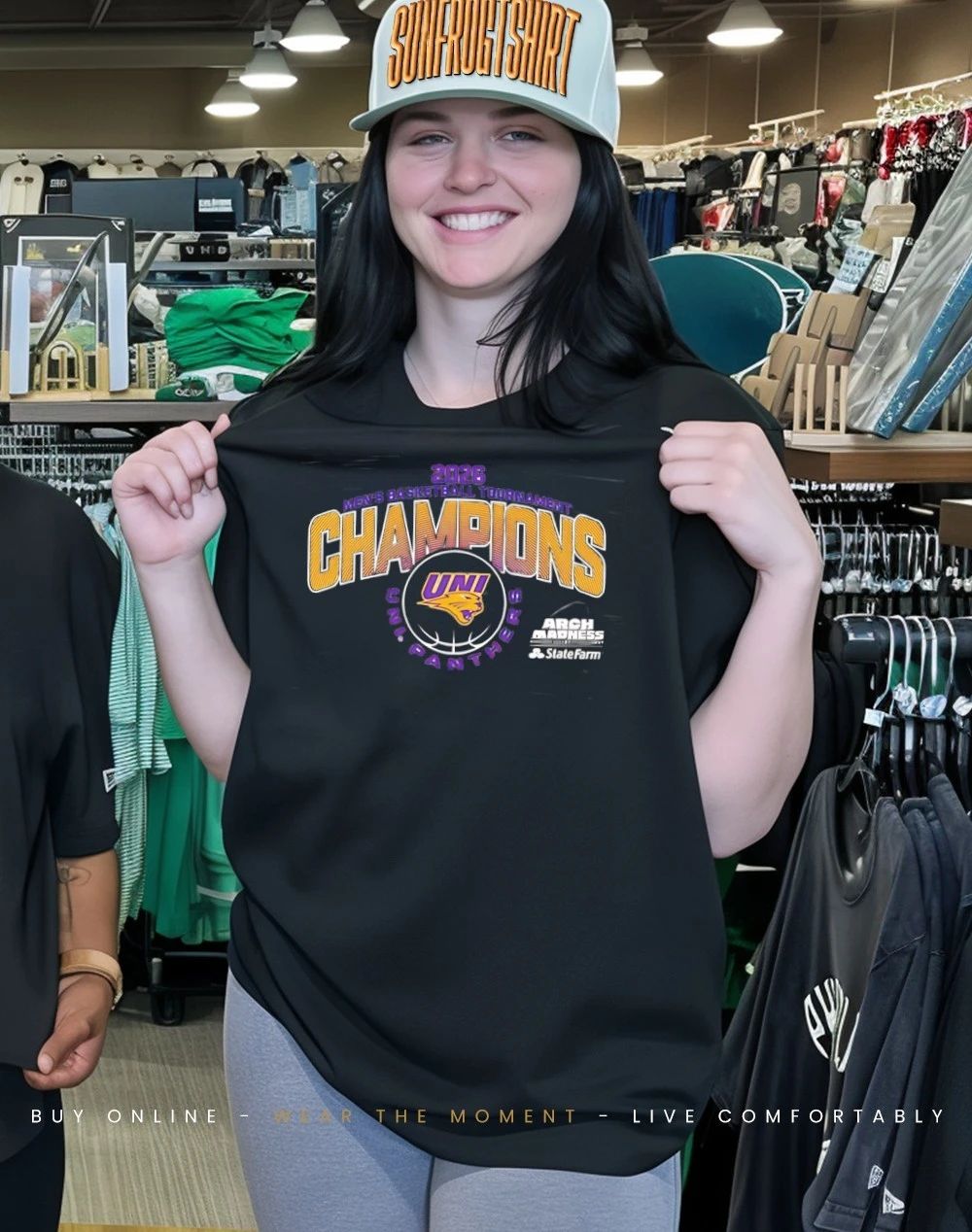 Northern Iowa Panthers 2026 MVC Men’s Basketball Tournament Champions logo shirt