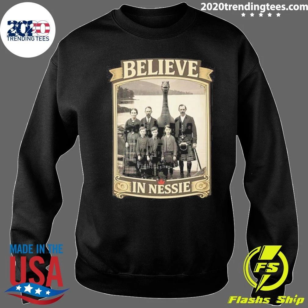Believe in Nessie Loch Ness Monster Scottish Vintage Shirt