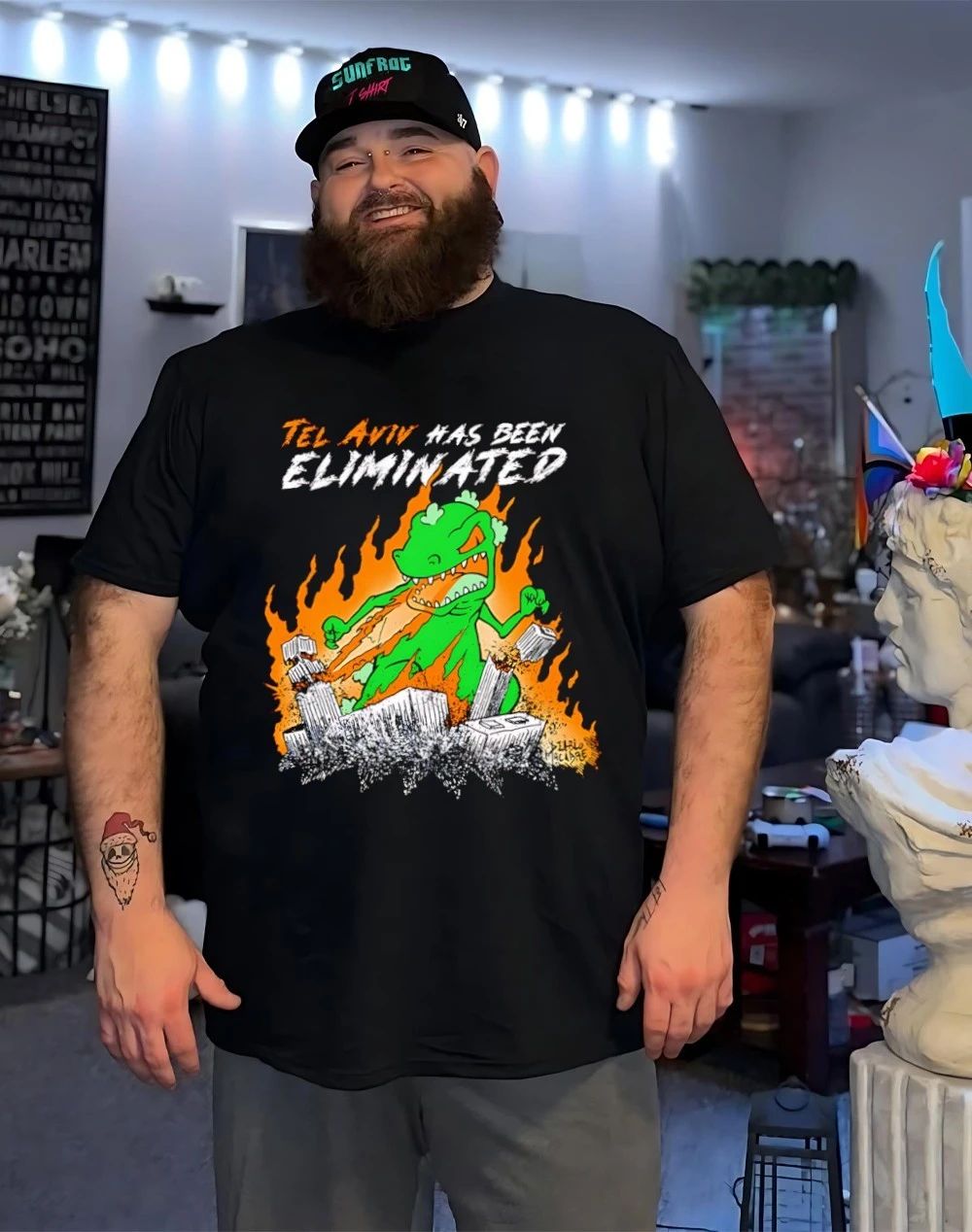 Reptar Tel Aviv Is Eliminated cartoon shirt