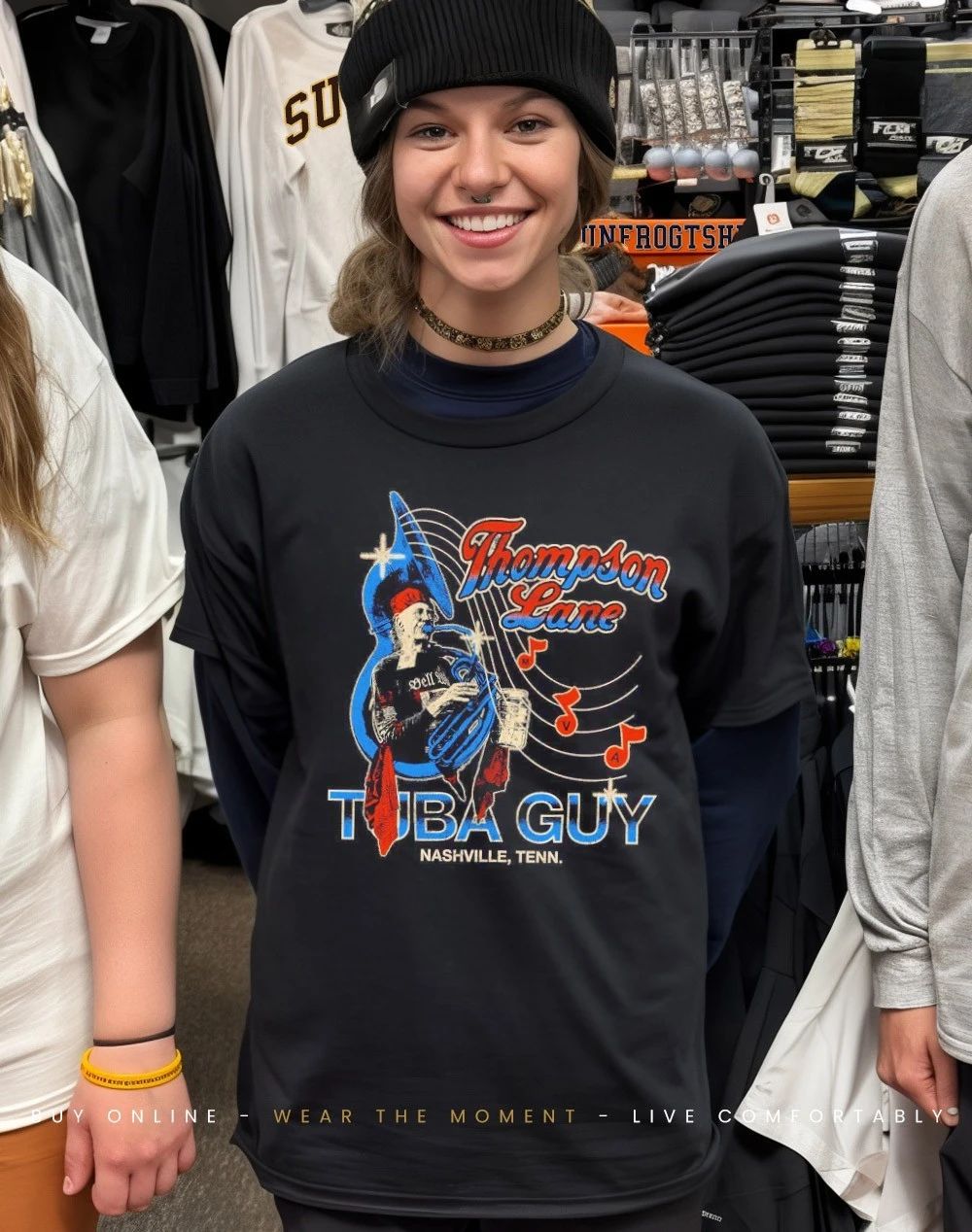 Thompson Lane Tuba Guy Nashville shirt