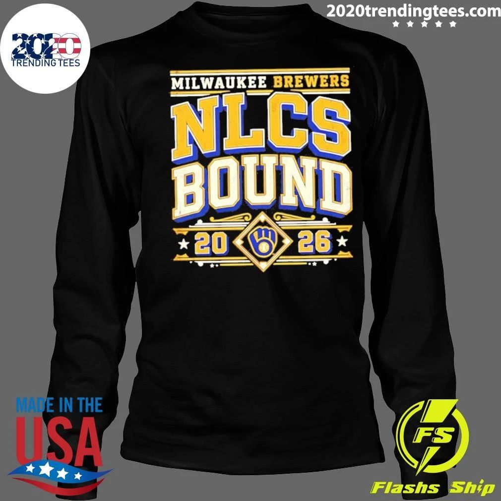 Awesome Milwaukee Brewers Nlcs Bound 2026 Baseball T-Shirt
