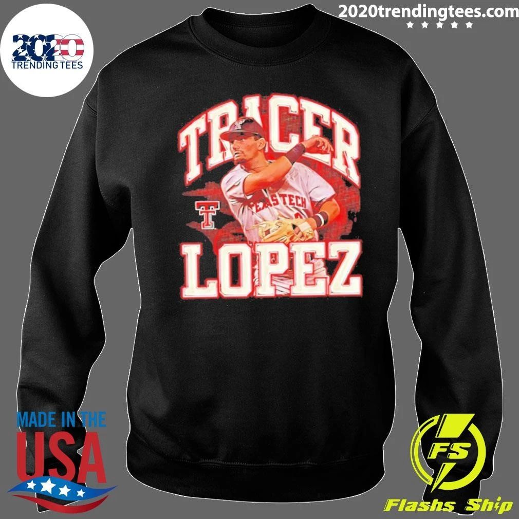 Tracer Lopez Texas Tech Red Raiders Baseball Ncaa Graphic Shirt