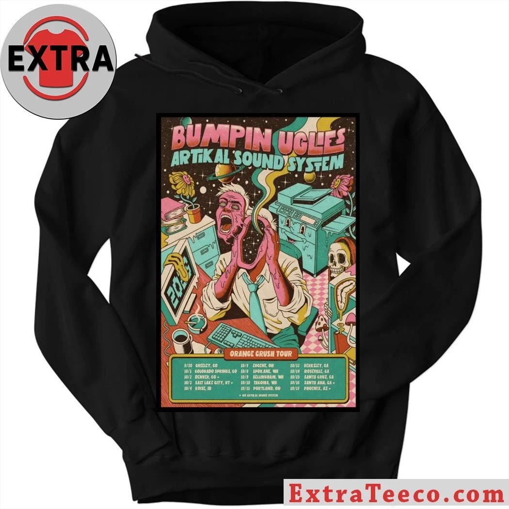 Bumpin Uglies With Artikal Sound System Orange Crush Tour 2026 Poster Shirt