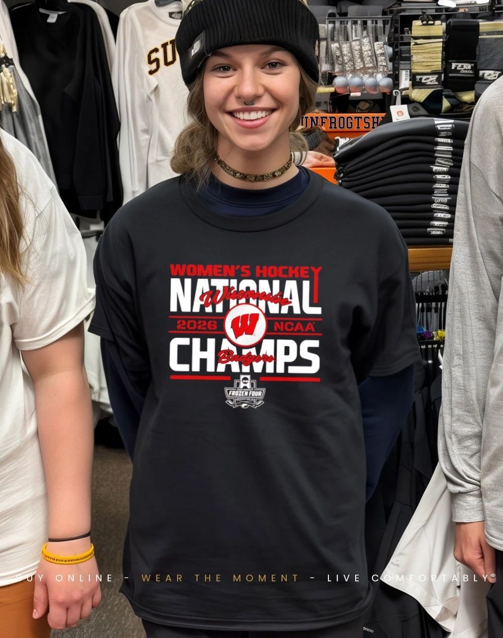 Wisconsin Badgers NCAA Hockey National Champions ’26 classic shirt