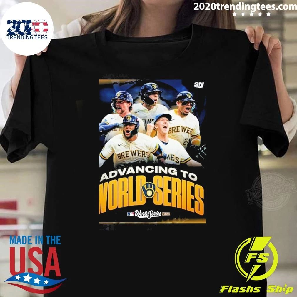 Sportsnet Milwaukee Brewers Advancing To World Series 2026 Baseball Championship Fan Celebration Shirt