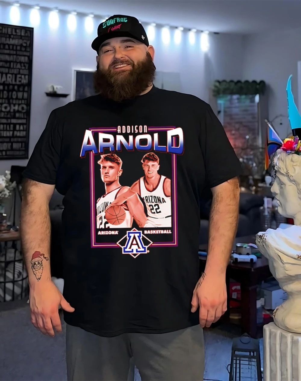 Addison Arnold Arizona Wildcats Illustrated NCAA shirt