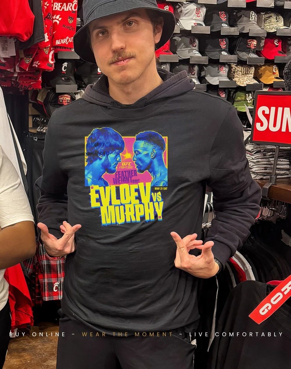UFC Fight Night 2026 Evloev Vs Murphy Match Up shirt