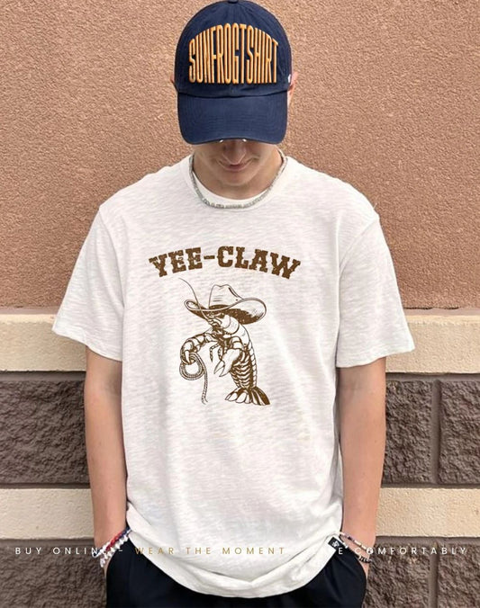 Yee Claw Crawfish Cowboy shirt