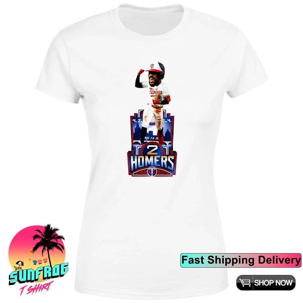 Byron Buxton Minnesota Twins 2 Home Run Gamebreaker caricature shirt