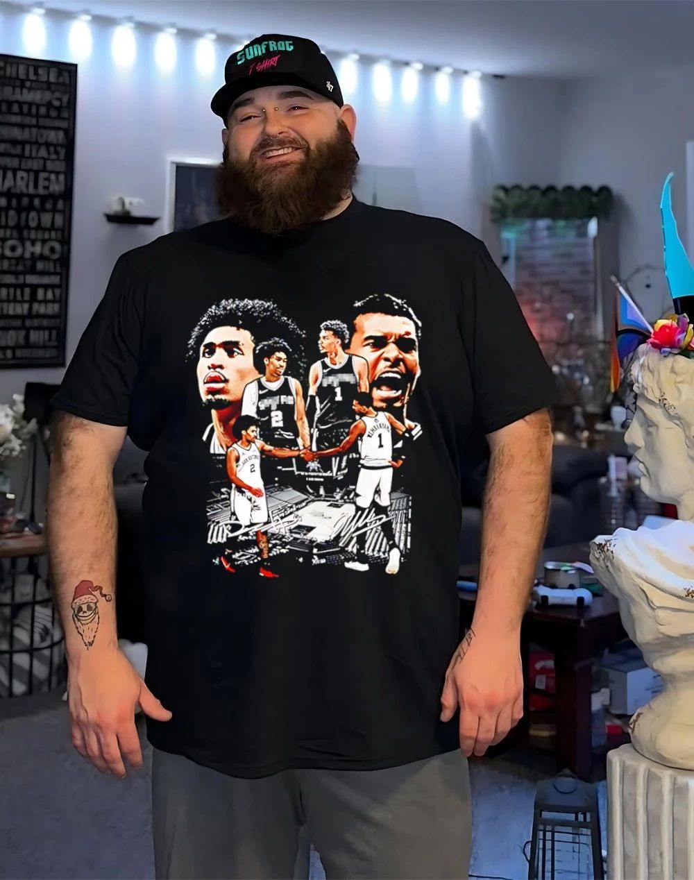 Wemby Dylan Harper San Antonio Spurs 2026 player collage shirt