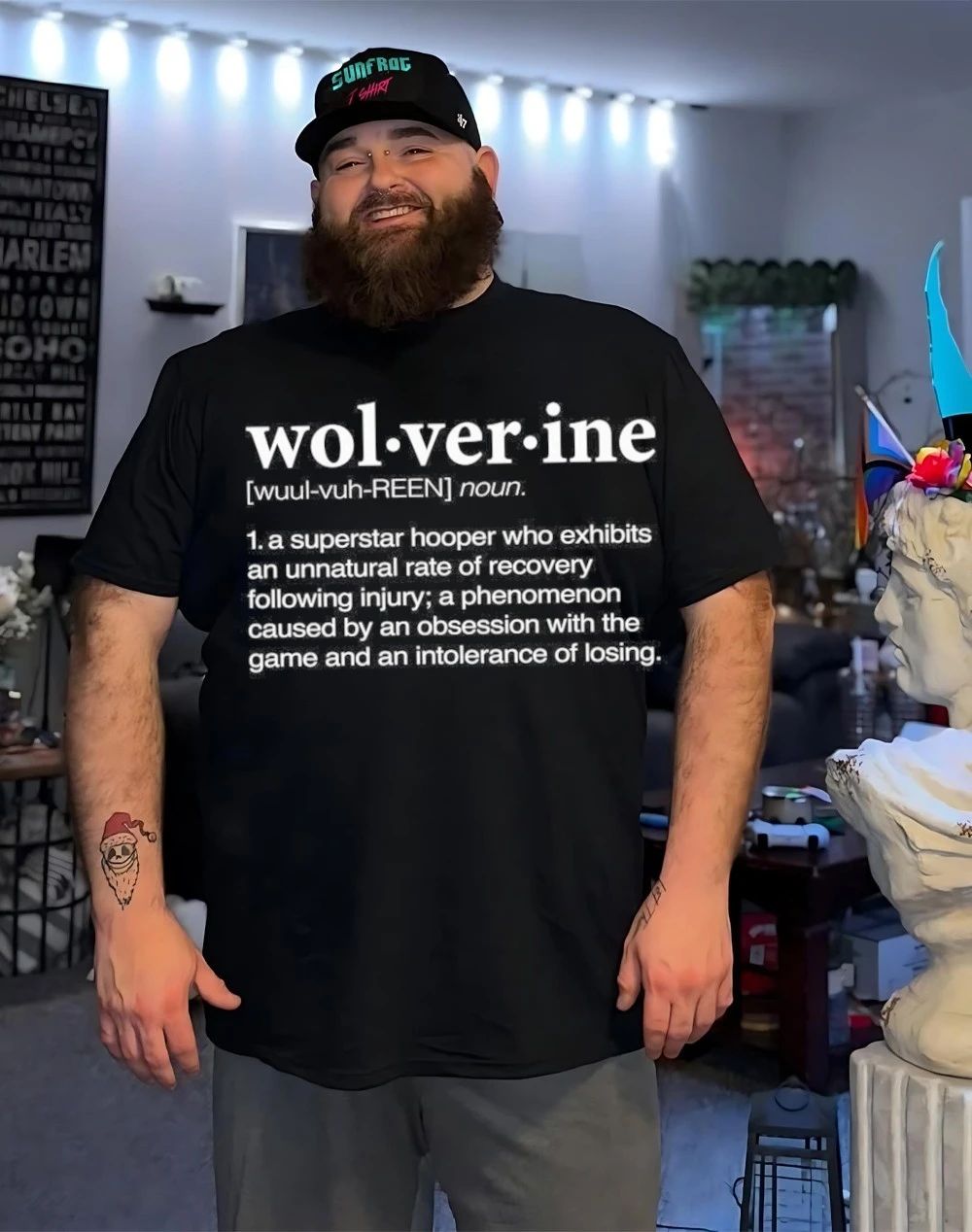 Minnesota Timberwolves Edwards wolverine definition Front and Back shirt