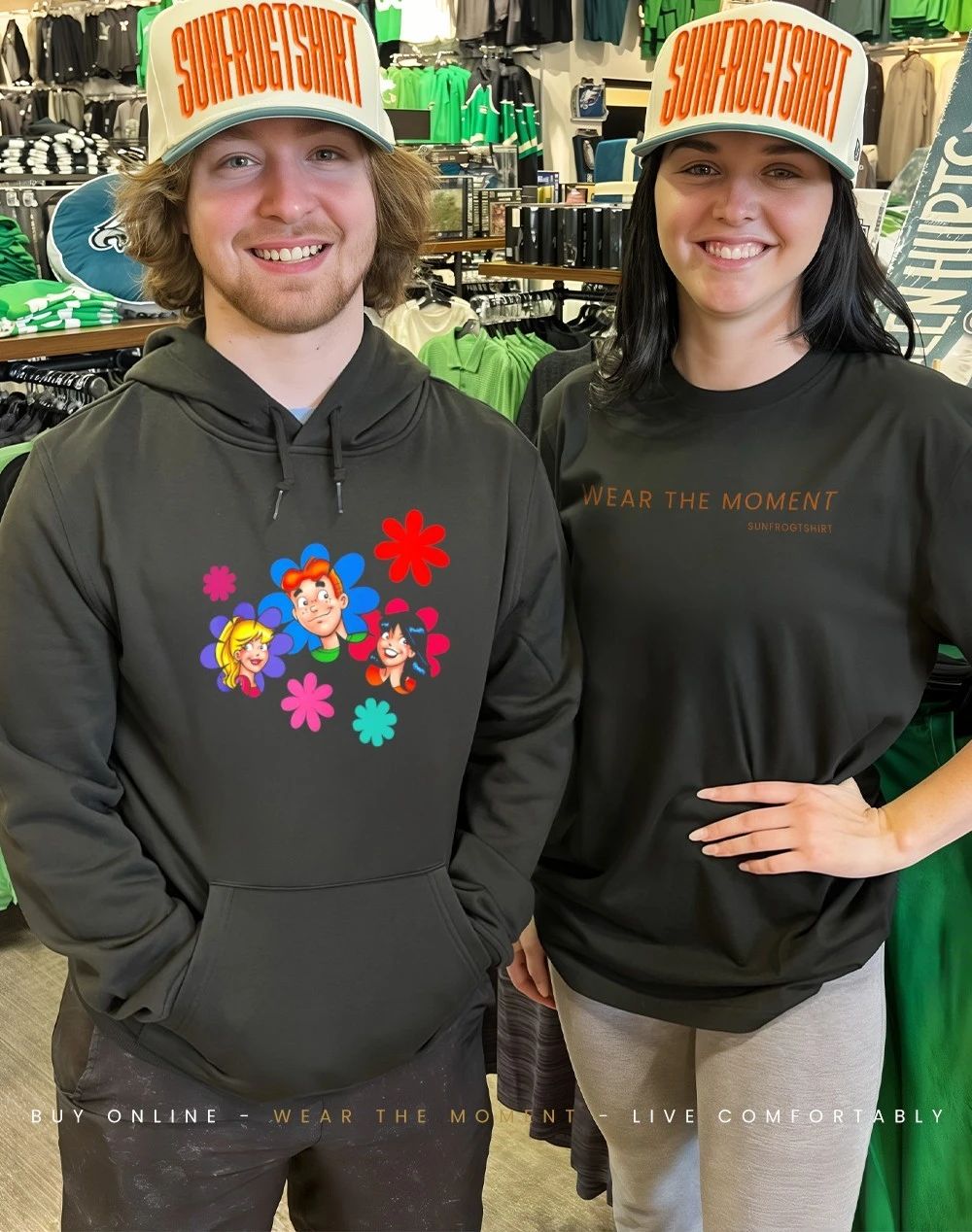 Archie Flower Power featuring Archie Betty and Veronica shirt