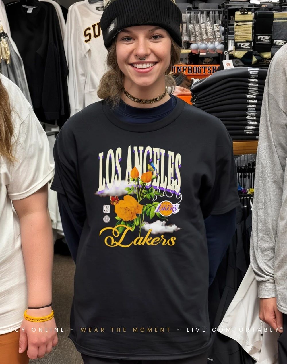 Los Angeles Lakers Floral 2026 Graphic shirt