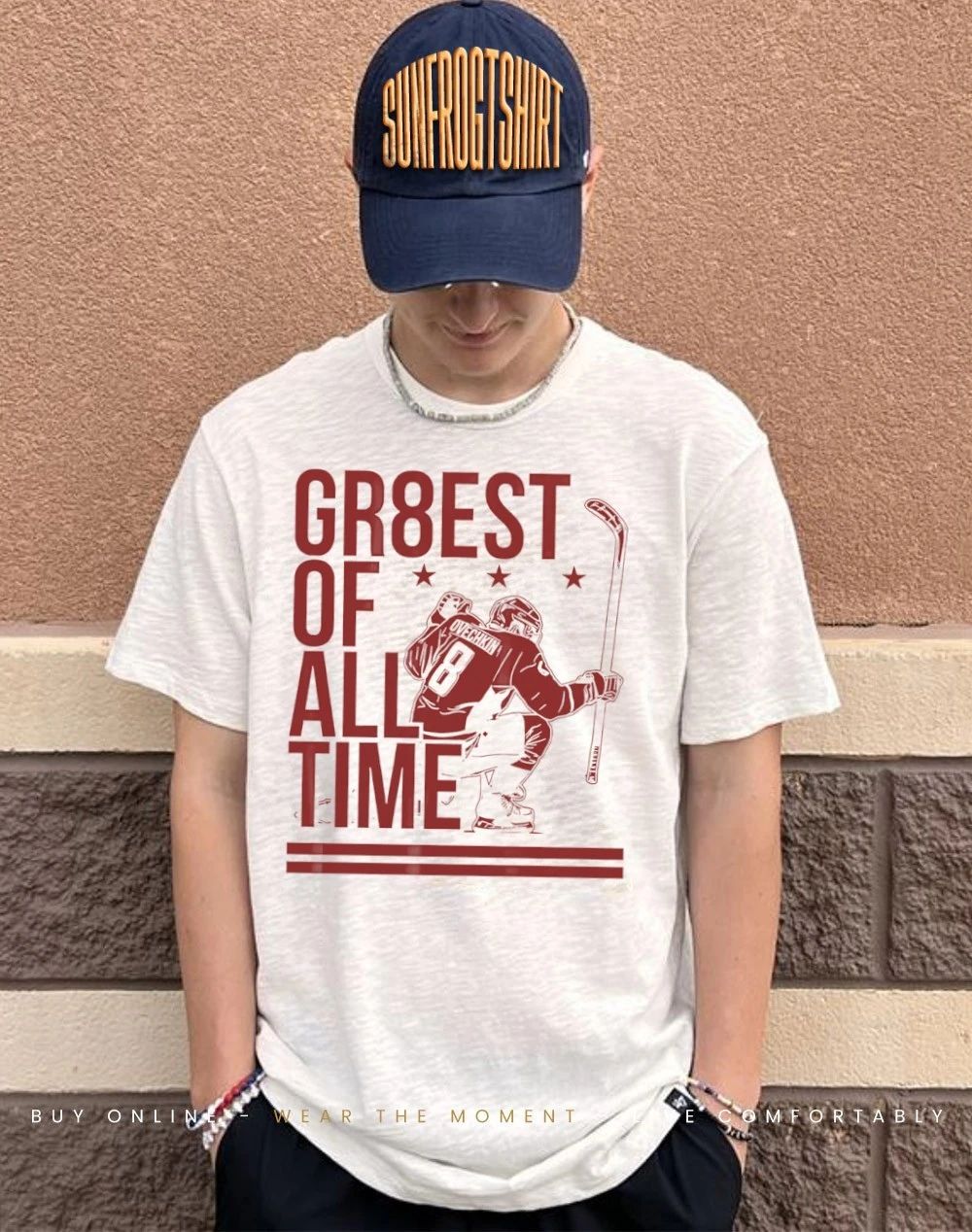 Alex Ovechkin The Gr8est Of All Time in NHL history 2026 shirt