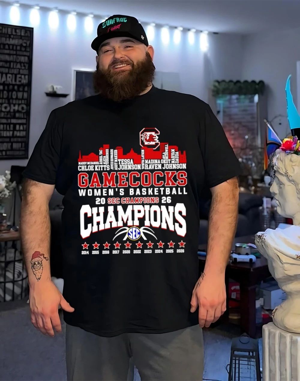 Gamecocks Women’s Basketball 2026 SEC Champions 10 Time shirt