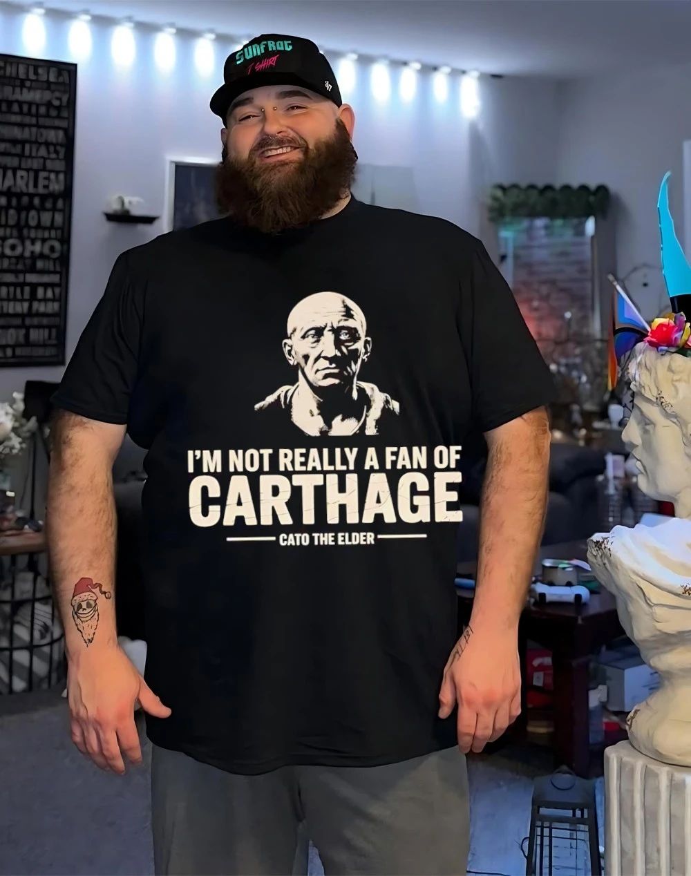 Cato the Elder I’m not really a fan of Carthage shirt