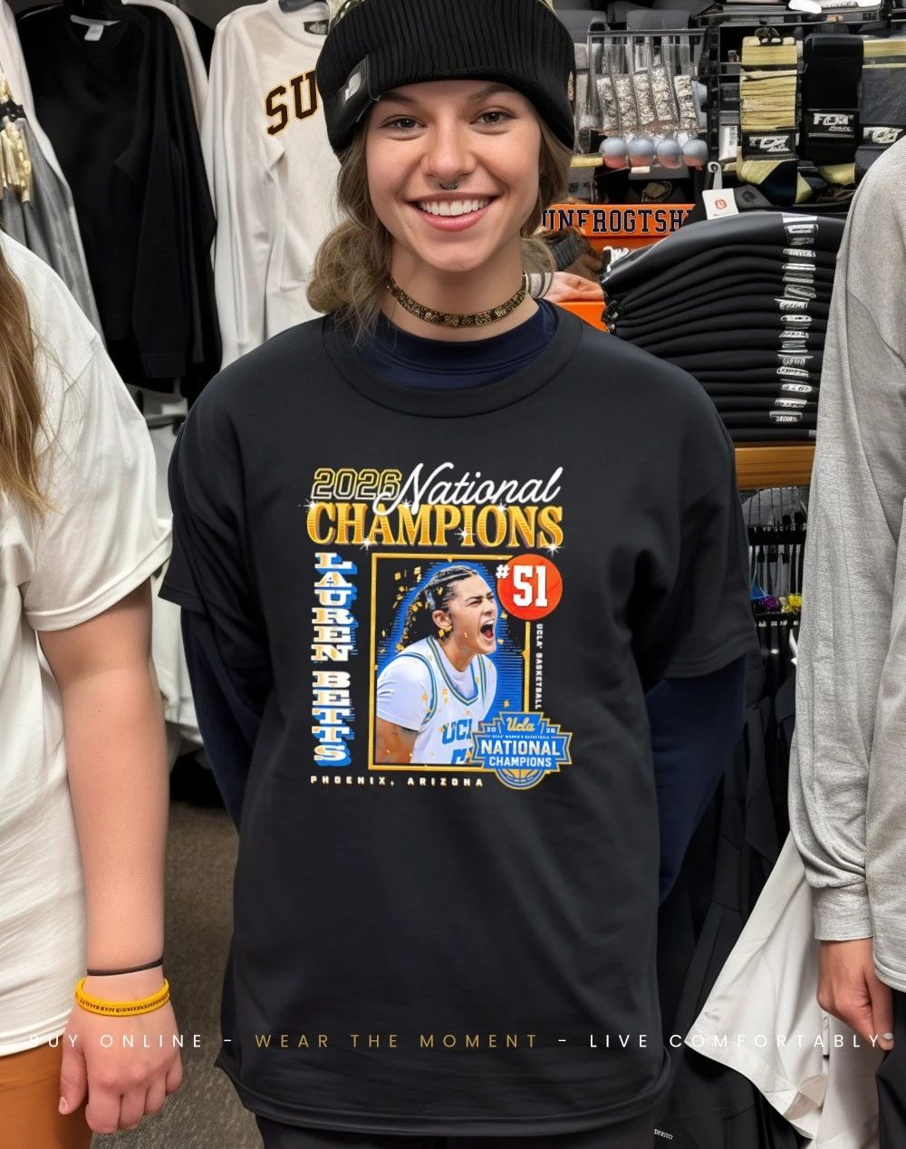 Lauren Betts UCLA Bruins 2026 Women’s Basketball NCAA National Champions shirt