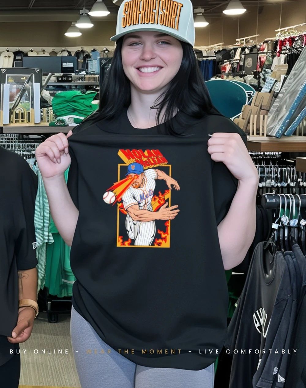 Laser Beam Mclean Nolan Mclean New York Mets graphic shirt