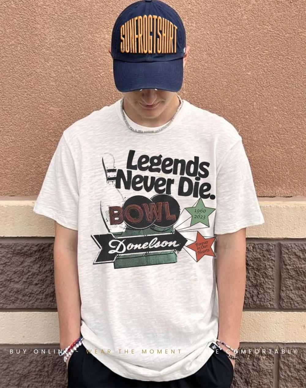 Donelson Bowl legends never die forever in our hearts shirt