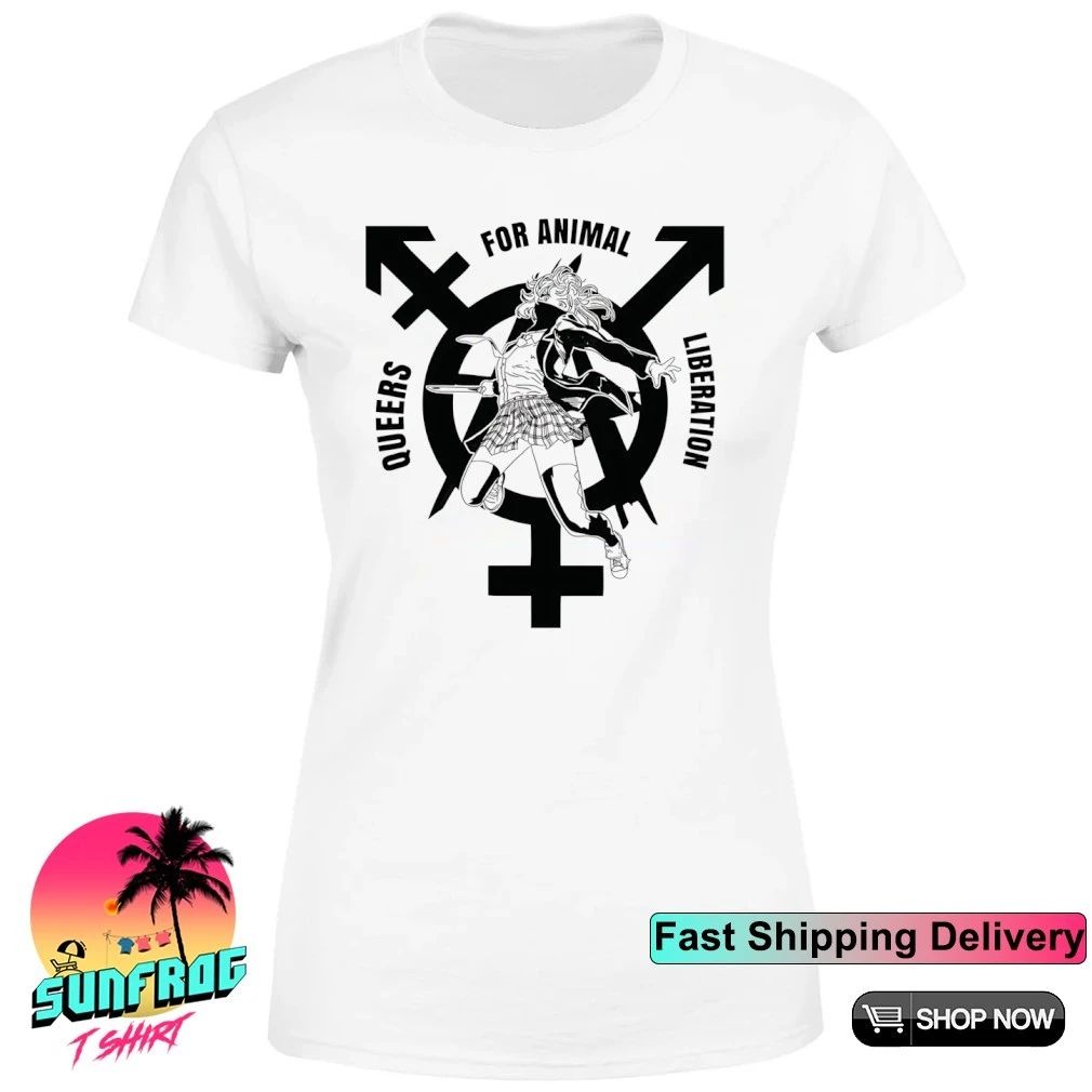 Queers for Animal Liberation LGBTQIA and animal rights shirt