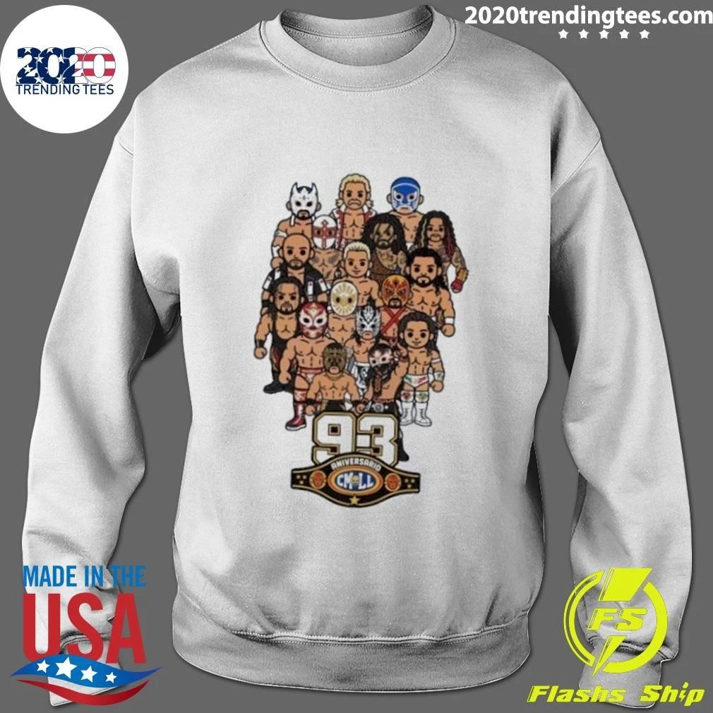 CMLL 93 Aniversario Luchadores Collage Lucha Libre Shirt