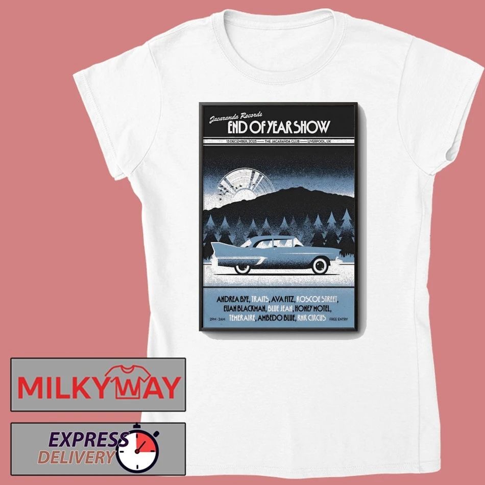 End Of Year Show At The Jacaranda On Dec 13 2025 Poster shirt