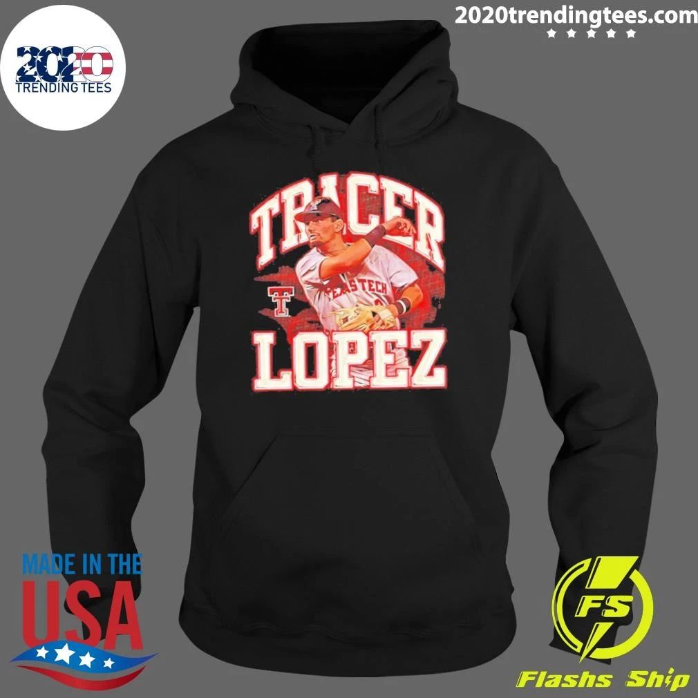 Tracer Lopez Texas Tech Red Raiders Baseball Ncaa Graphic Shirt