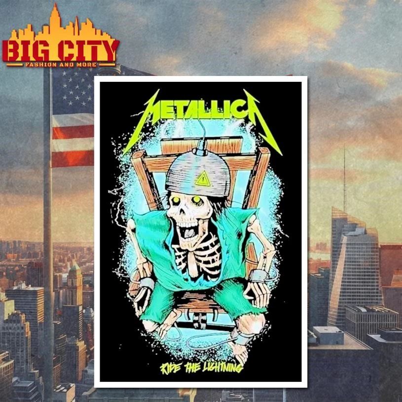 Metallica M72 World Tour Sparky 24 Ride The Lightning Pop-Up Shop Shirt