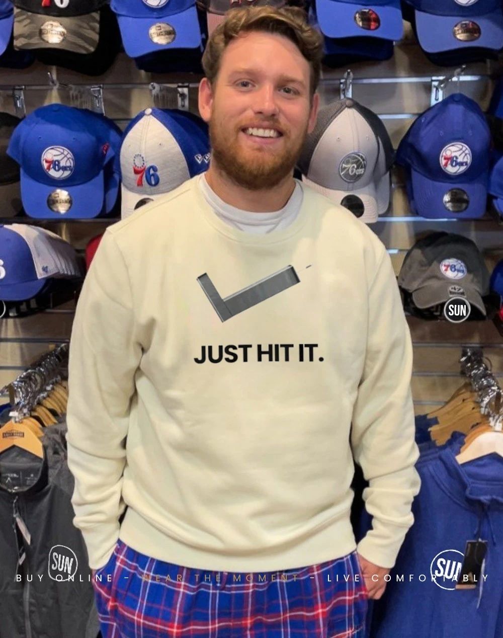 Just Hit It logo shirt