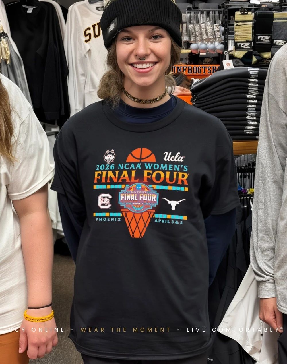 NCAA Women’s Basketball Final Four 2026 logos shirt