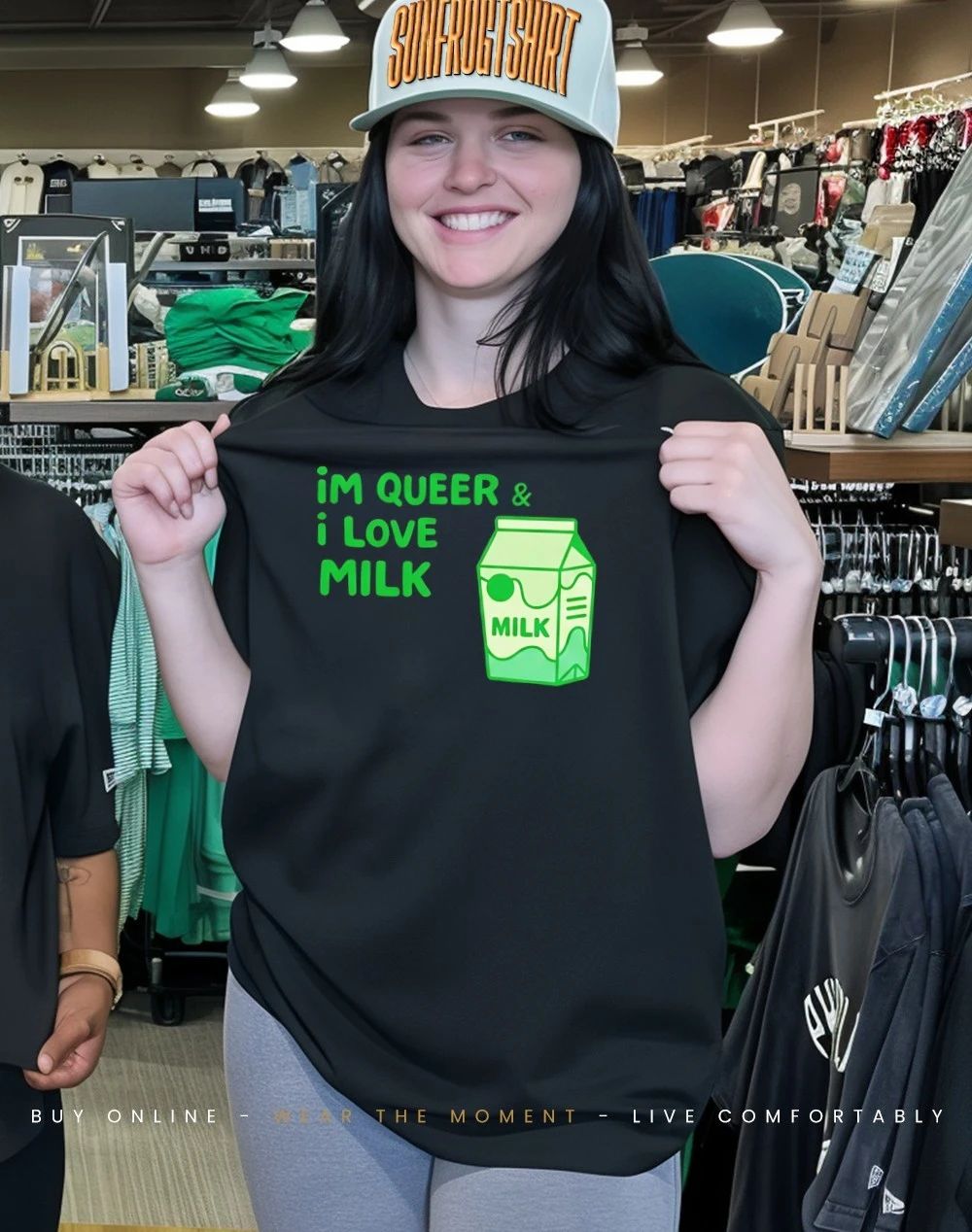 I’m Queer and I Love Milk Funny LGBTQ Pride Milk Carton shirt
