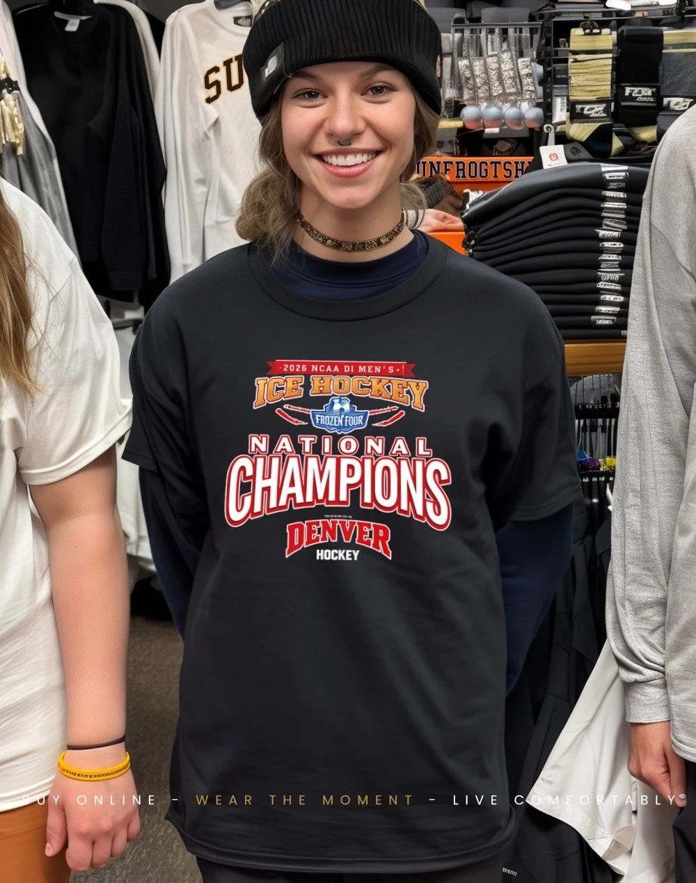 Denver Pioneers Frozen Four Men’s Ice Hockey National Champions 2026 NCAA shirt