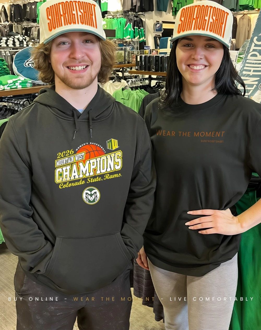 Colorado State Rams Women’s Basketball 2026 Mountain West Tournament Champions shirt
