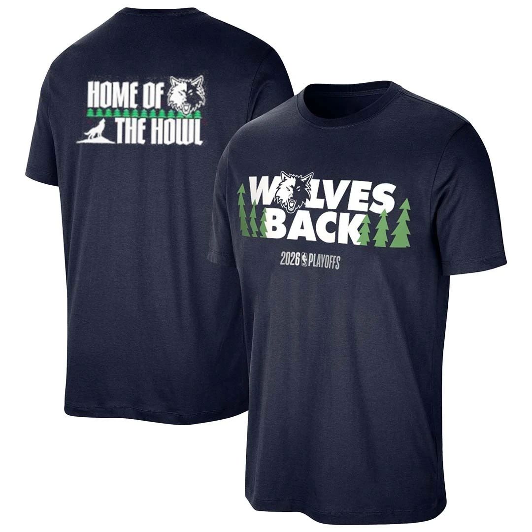 Minnesota Timberwolves home of the Howl Front and Back shirt