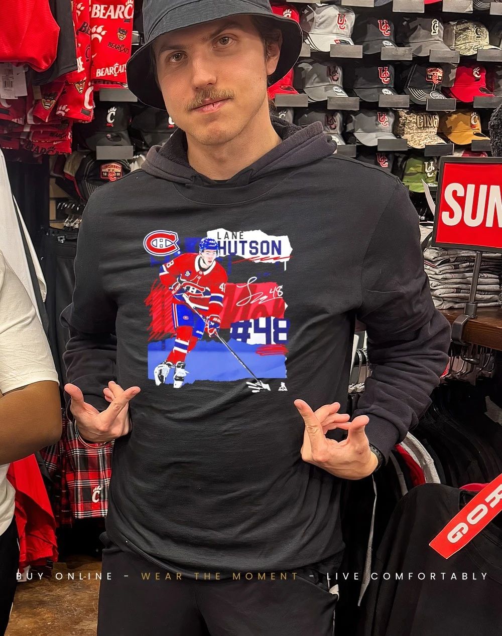 Lane Hutson Montreal Canadiens Fresh Ice signature shirt
