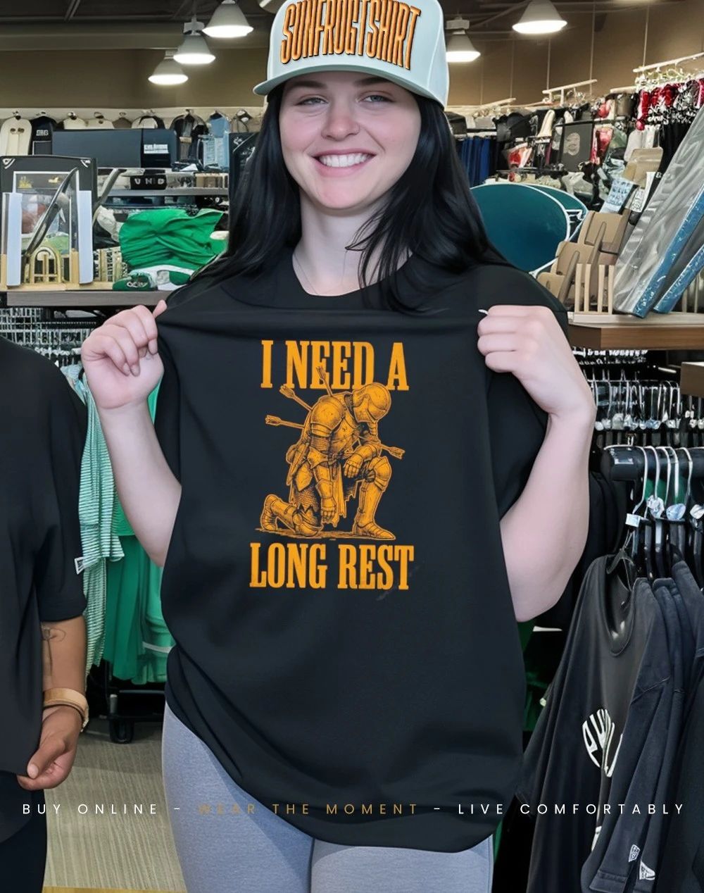 I need a long rest knight shirt