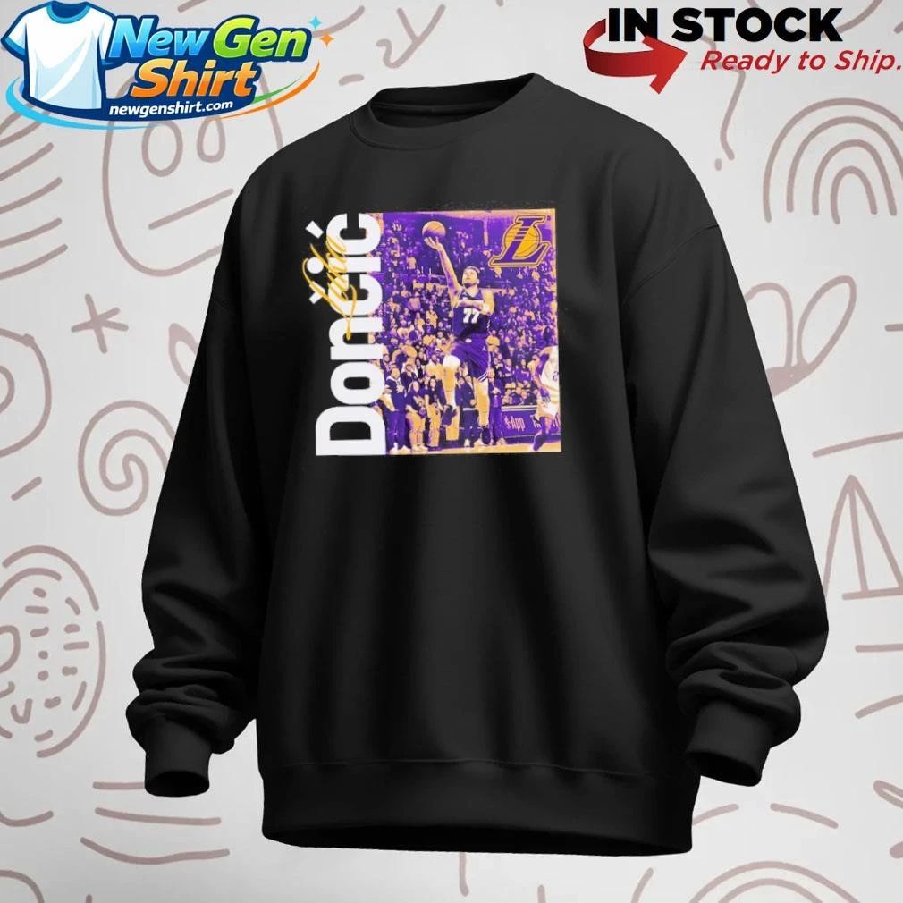 Luka Dončić Black Los Angeles Lakers Start of Season Shirt