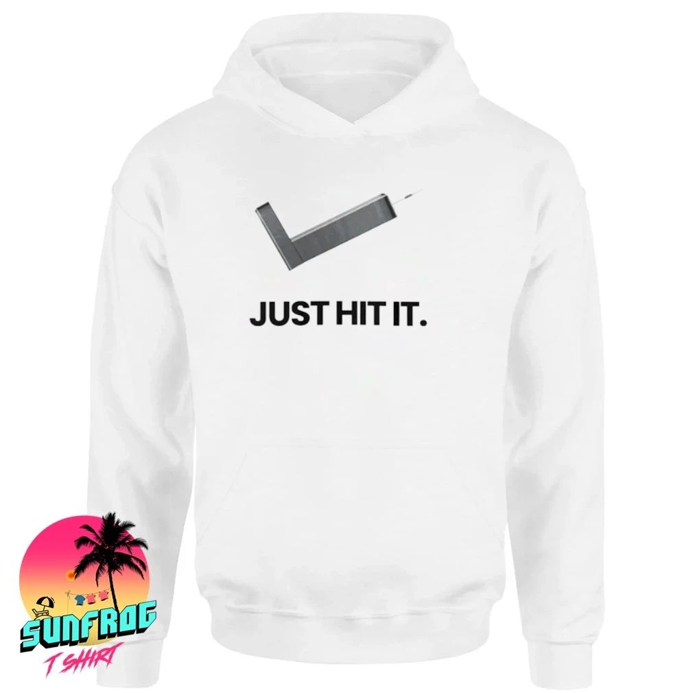Just Hit It logo shirt