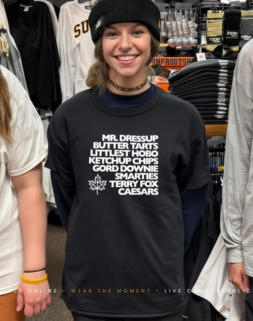 Mr dressup butter tarts littlest hobo ketchup chips gord downie shirt