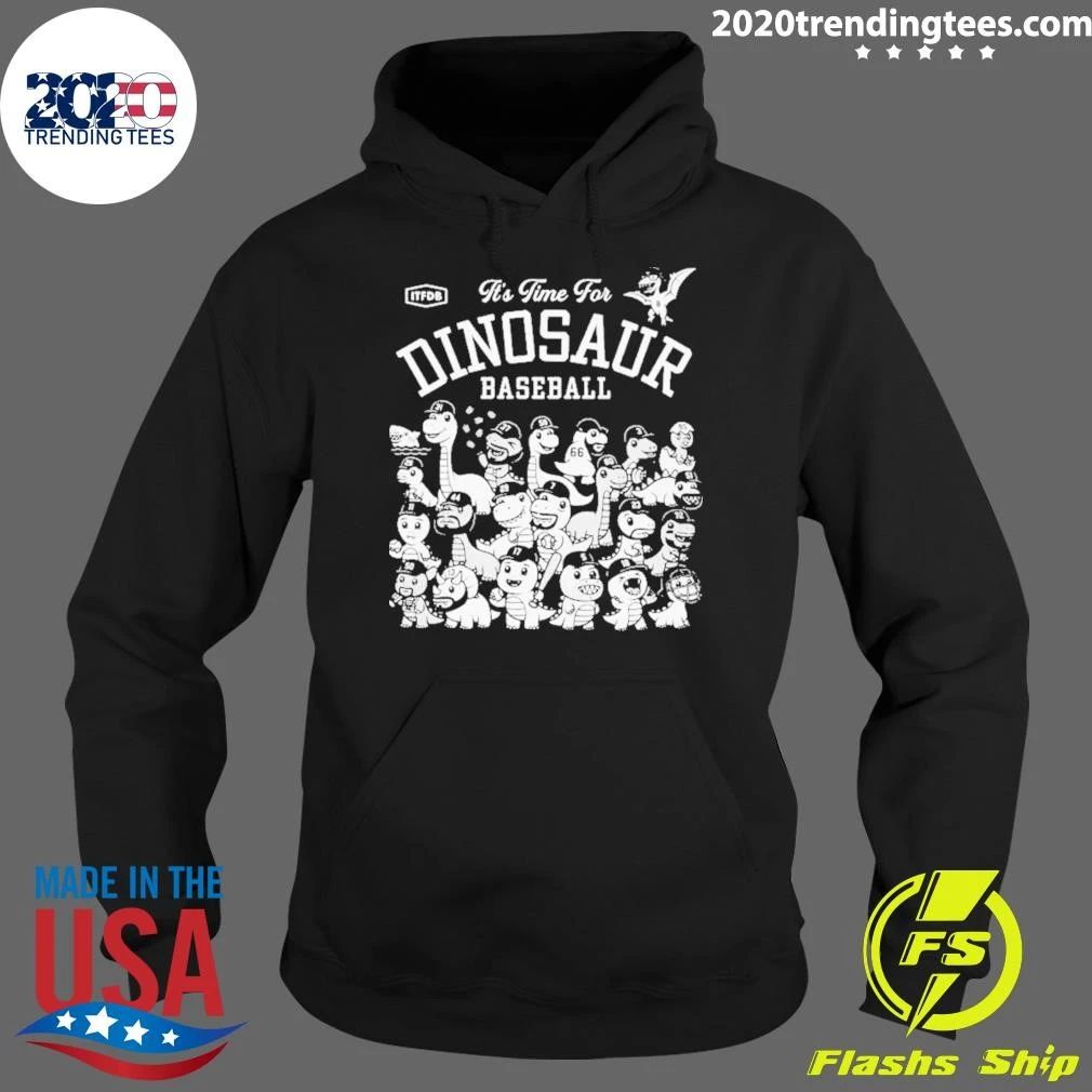 It’s Time For Dinosaur Baseball Shirt