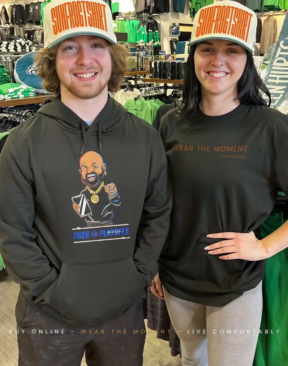 J.B. Bickerstaff Playoffs 2026 caricature shirt