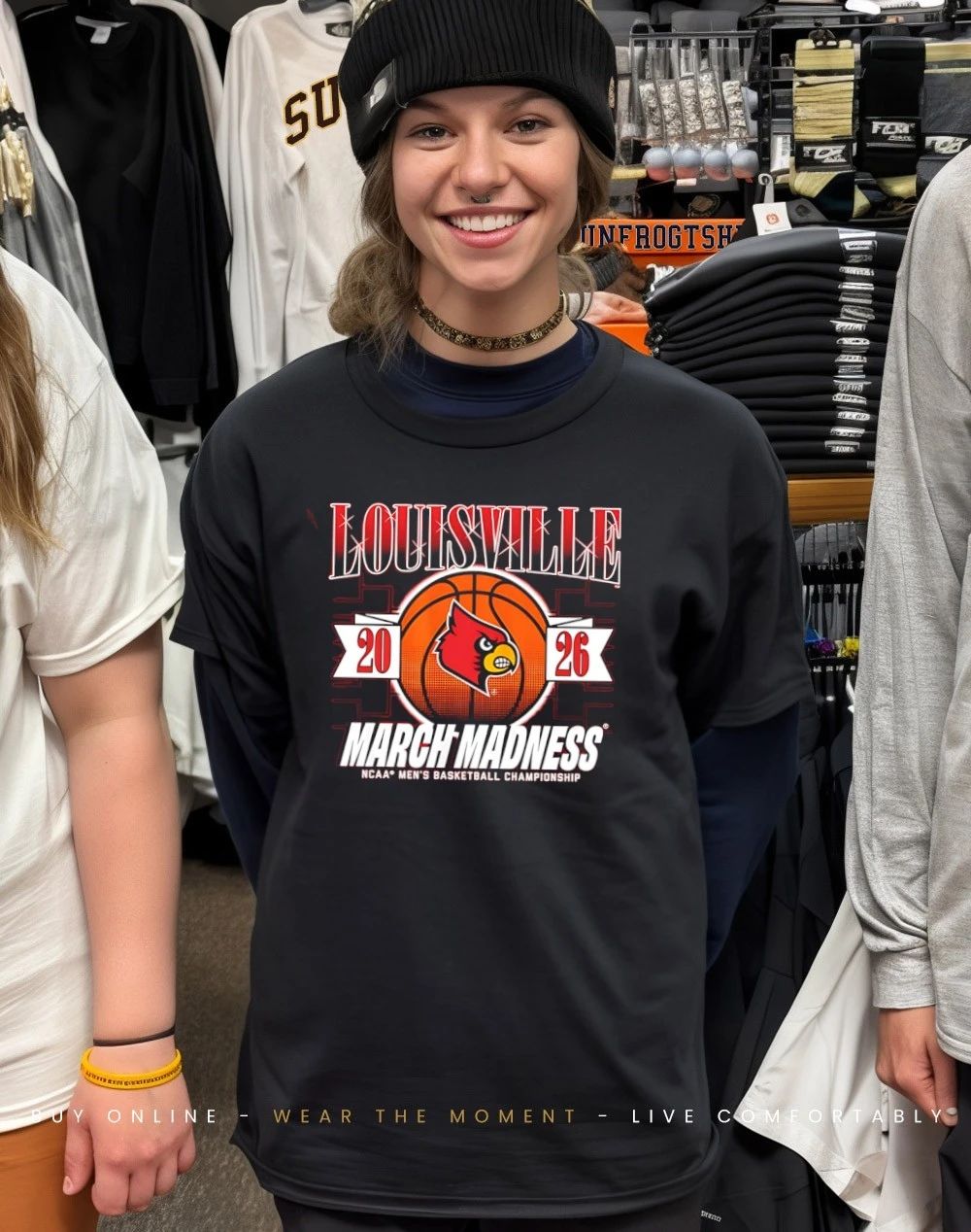 Louisville Cardinals MBB 2026 March Madness logo shirt